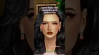 💋 remaking townies in my style: The Goth Family #thesims #towniemakeover #thesims4 #ts4 #bellagoth