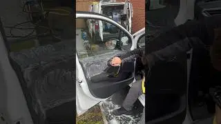 Oddly Satisfying Car Door Cleaning #asmr #oddlysatisfying #detailing