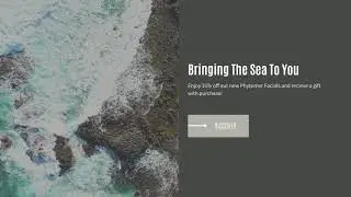We brought the sea to you!