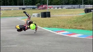 Crash David Holler - Masarykův okruh Brno 4. 7. 2023