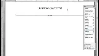 UCF ETD Tutorial: Table of Contents