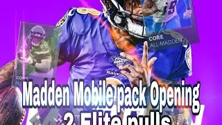 INSANE MADDEN MOBILE 21 PACK OPENING 2 ELITE PULLS