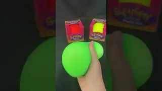 Glowtopia Squishy Neon Stress Ball 9cm Product Demo #toy #sensoryplay #sensoryrelief