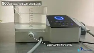 Eighteeth Ultrasonic Scaler UltraMint Pro Adjust Water Directly from Handpiece with Powerful LED