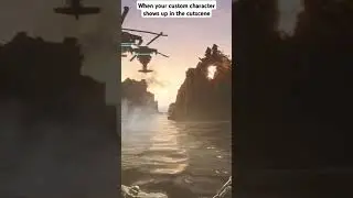 when your custom character shows up in the cutscene #gaming #trepang2