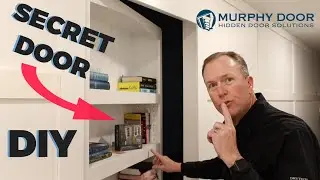 Secret Bookcase Door on a Budget! $427 DIY vs $2,760 Murphy Door