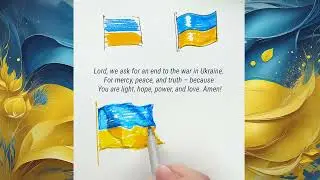 Learn how to draw the Ukraine flag in 4 styles.