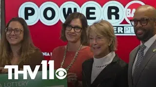 Woman donates lottery winnings to charity