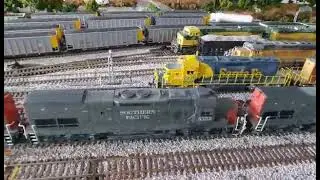 Ashbrooke Junction HO scale train layout 1