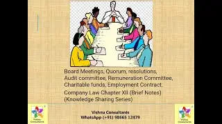 35. Board Meetings, Quorum, Resolutions,  Audit committee, Remuneration Committee, Charitable funds