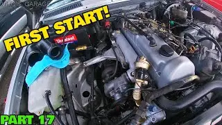 PART 17 Dad's Mercedes W123: Turbo Clean up & Failed Rebuild.. Turbo Drain Seal, New Engine Mounts
