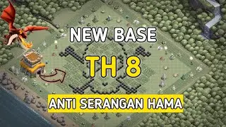 BASE TH 8 TERKUAT ANTI SERANGAN UDARA ! APAKAH KUAT UNTUK STRATEGI WAR ? Clash of Clans