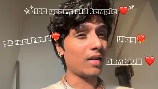 100 years Old Ganpati Temple in Dombivli ❤️| Trying new Street Food under ?| #vlog #ganpati #temple 