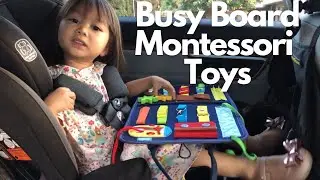 Busy Board Montessori Toys for Toddler | Reliable Sensory Toys for Learning Fine Motor Skills