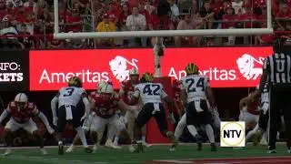 Nebraska Football Punter Archie Wilson&rsquo;s Punts vs. Michigan | Archie's First Time Punting in Lincoln