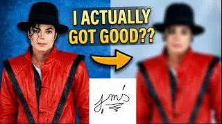 Did I Actually Get Better? Drawing Michael Jackson