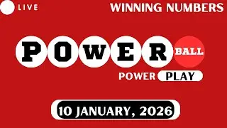 Powerball Lottery Drawing for Jan 10, 2026 - Live Winning Numbers & Results