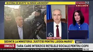 Ministrul Justiției, Radu Marinescu, despre „Legea Mario”. Cum ar putea fi schimbată legea