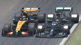 Ландо Норрис против Льюиса Хэмилтона | McLaren-Mercedes MCL39 2025 года против Mercedes W11 2020 ...