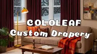 Black Friday Deal: 15% OFF Cololeaf Custom Curtains Site - Wide!