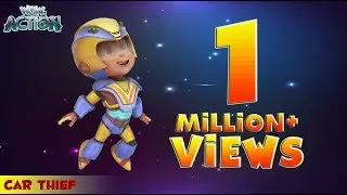 Vir : The Robot Boy | Car Thief  | 3D Action shows for kids | WowKidz Action