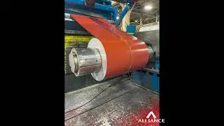 Pre-Painted Steel Coil Slitting Services at Alliance Steel