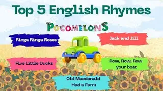 Top 5 Classical English Rhymes #rhymes #rhyme #kids #fun #cartoon #funlearning #abcd #pocomelons