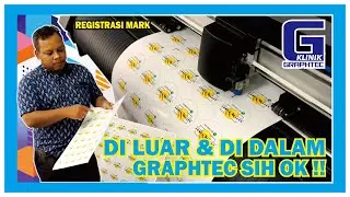 REGISTRASI MARK DI DALAM, DESIGN JADI FULL !!! ( Graphtec CE7000 )