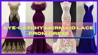 Eye-catching vintage party wear Mermaid lace prom gown #2023 |  party wear body cone dress