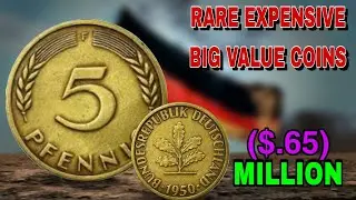 Top 3:Germany 5 Pfennig Coins Worth Big Money | 1993 F Mint Rare Coin Value & History