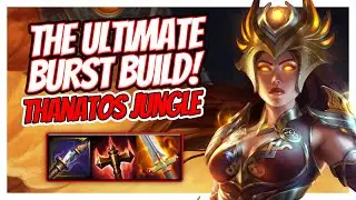 FULL POWER ONE SHOT THANATOS BUILD! - Smite Season 9 Thanatos jungle ranked