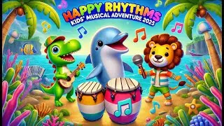 Happy Rhythms: Kids' Musical Adventure 2025 | Animal Sounds and Fun Kids Song