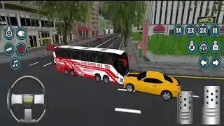 City Tourist Bus Driving Game🇷🇺 location Moscow road