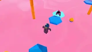 Fall Guys Hex-a-gone Strategy Denying Other Beans