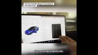 Use One Tesla Key Ring for Your Model 3 and Cybertruck!