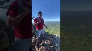 Meet my friend Cliff #climbing #getoutside #pioneer #hiking #colorado #comedy