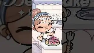 HOW TO MAKE BERRY CAKE 🍰 AVATAR WORLD 🍓🫐 #shorts #avatarworld