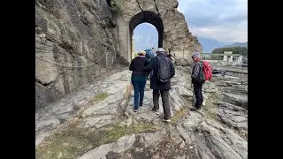Camino hecho por los Romanos en Italia 120 años A.C, aprox.