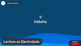 EdSofta JAMB UTME Tutorials - Chemistry (Electrolysis)