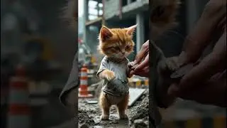 Poor Cat Works Hard To Make Her Sister Dream Come truth...😢❤️ #sad #cat #shorts #crying #poor #cats