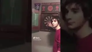 Failed throw at darts - a man is shot in the head with a darts arrow 🤣
