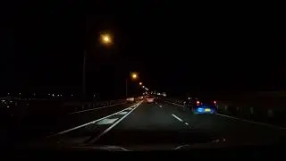 [4K] Driving On Highway At Night In Queensland, Australia. April 2023.