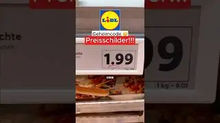 Preisschilder-Hack bei Lidl!  #mydealz #lidl #hack
