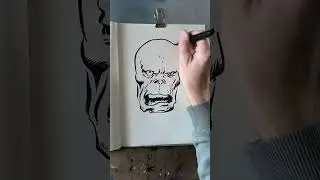 Drawing the red skull
