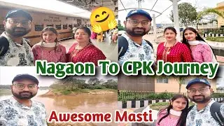 Nagaon to Chaparmukh Journey By Train🚂🚋#vlog #dailyvlog #assamesevlogs #viralvideos #nagaon #journey