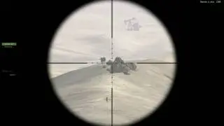 ArmA2 OA Force27 Team's Sniper M107 Shoot 1800m