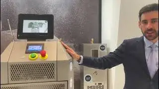 Javier Jimenez, de Ferneto Espa&ntilde;a, habla de la divisora boleadora autom&aacute;tica, en Intersicop.