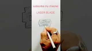 simple laser blade drawing #blade #shorts #youtubeshorts