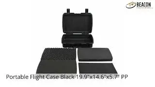 Portable Flight Case Black 19.9