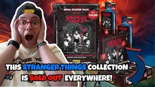 I Bought the sold out STRANGER THINGS card collection! UNBOXING AND CARD OPENING